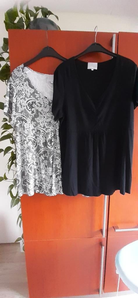 2 x Nieuwe Tuniek-shirtjes  maat 46-48 van Linique, Nieuw, Ophalen of Verzenden, Linique, Blouse of Tuniek