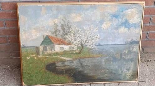 schilderij Jo Kalf Amersfoort museum Flehite, Antiek en Kunst, Kunst | Schilderijen | Klassiek, Ophalen