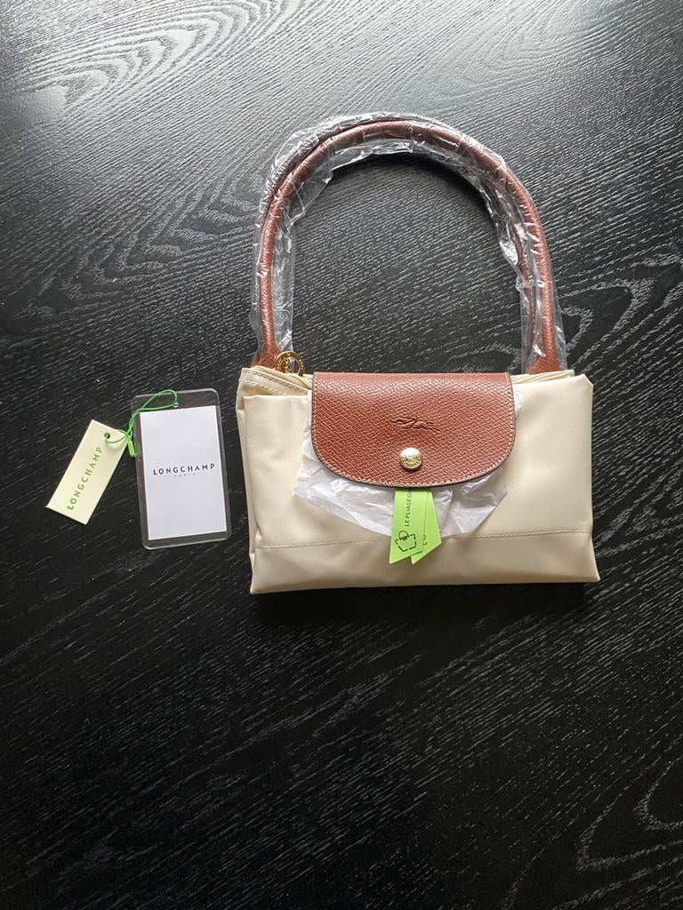 'Longchamp, tas., Verzenden, Zo goed als nieuw, Beige, Handtas