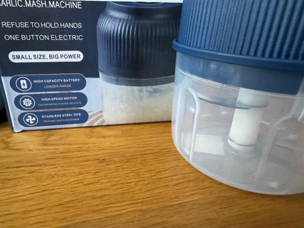 knoflook hakker oplaadbaar, Ophalen of Verzenden, Zo goed als nieuw