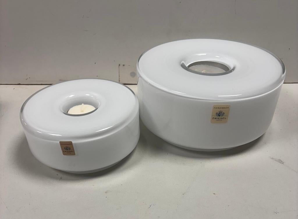 *Set van theelichthouders van Zwiesel, Zwiesel, *, Ophalen of Verzenden, Zo goed als nieuw