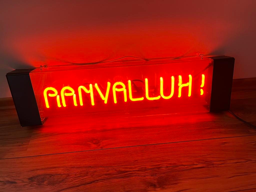 Neon van Heineken aanvalluh, Ophalen, Reclamebord, Plaat of Schild, Heineken