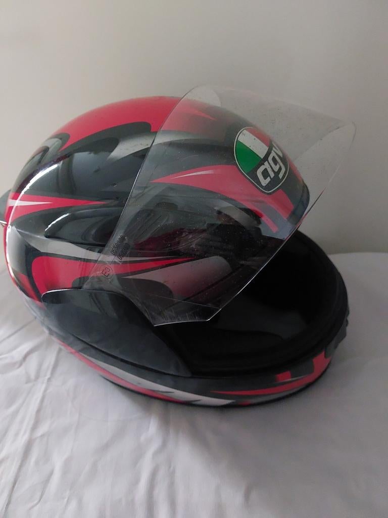 AGV Helm - Rood/Zwart Motorhelm, Ophalen of Verzenden