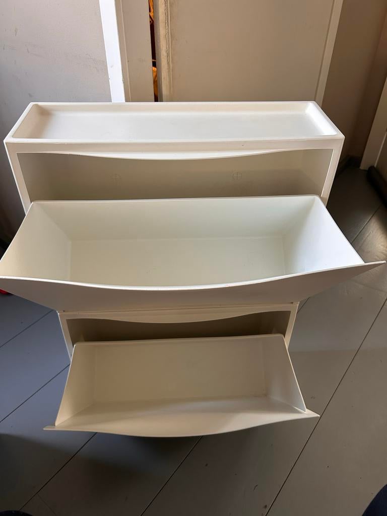 IKEA Trones schoenenkast/opberger wit, Huis en Inrichting, Kasten | Schoenenkasten, Ophalen, Gebruikt