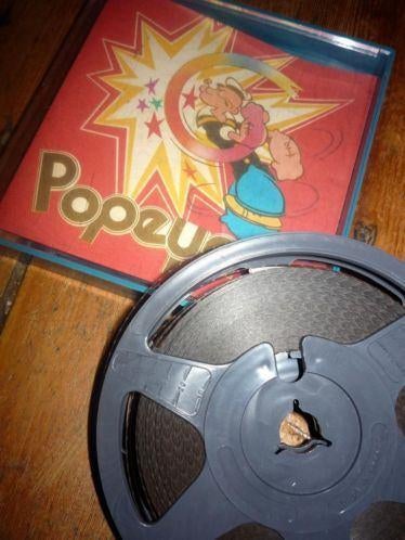 8mm film Popeye "Superman" - zw/w - silent - 60mtr, Ophalen, 8mm film