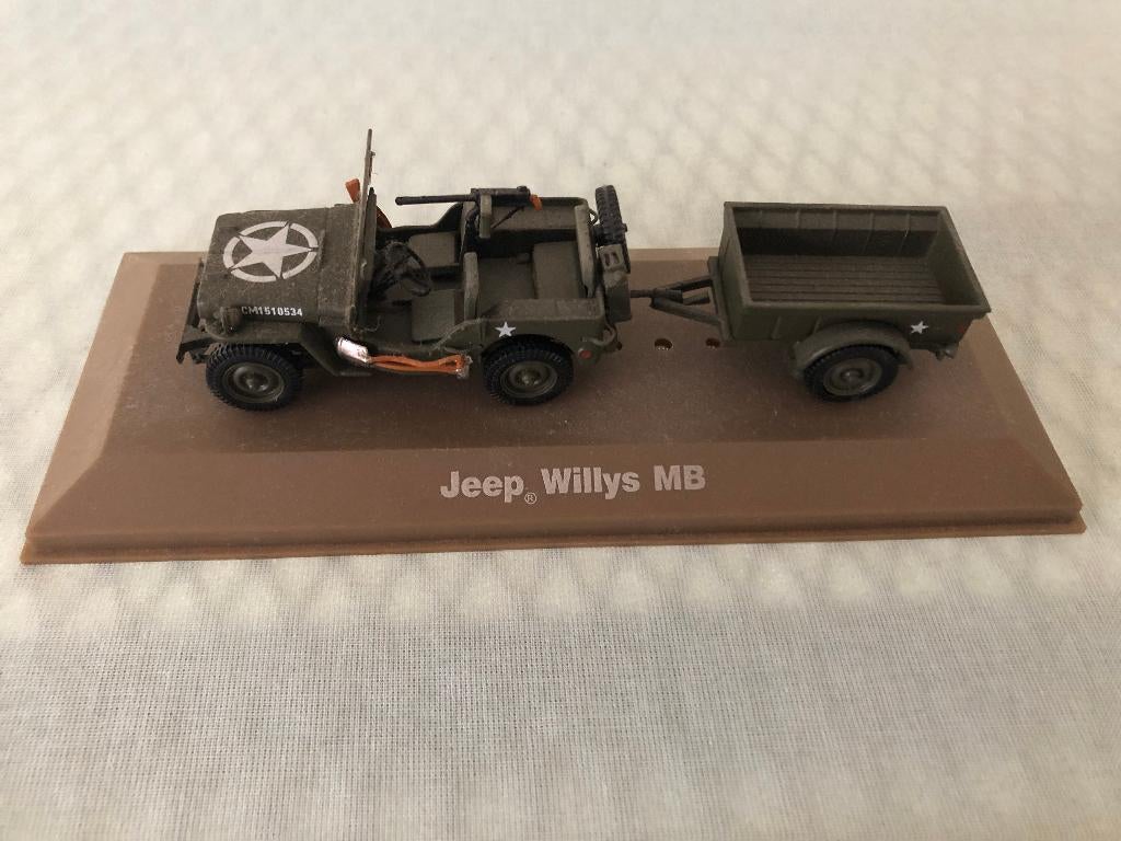 model Jeep Willys MB, Ophalen of Verzenden, Zo goed als nieuw, Overige typen, Overige merken