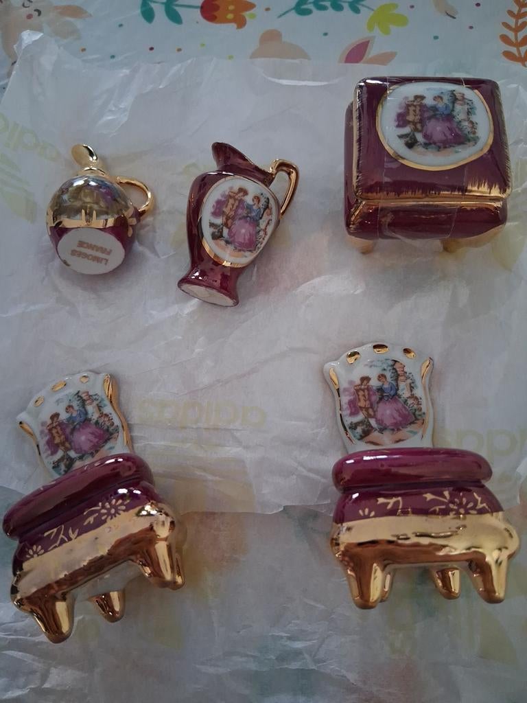 Limoges France miniaturen, Ophalen of Verzenden