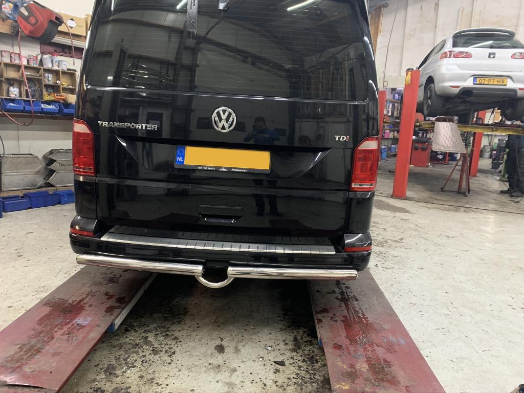 VW T6 Achterbar Rearbar met trekhaakvoorbereiding, Niet ingevuld, Niet ingevuld, Niet ingevuld