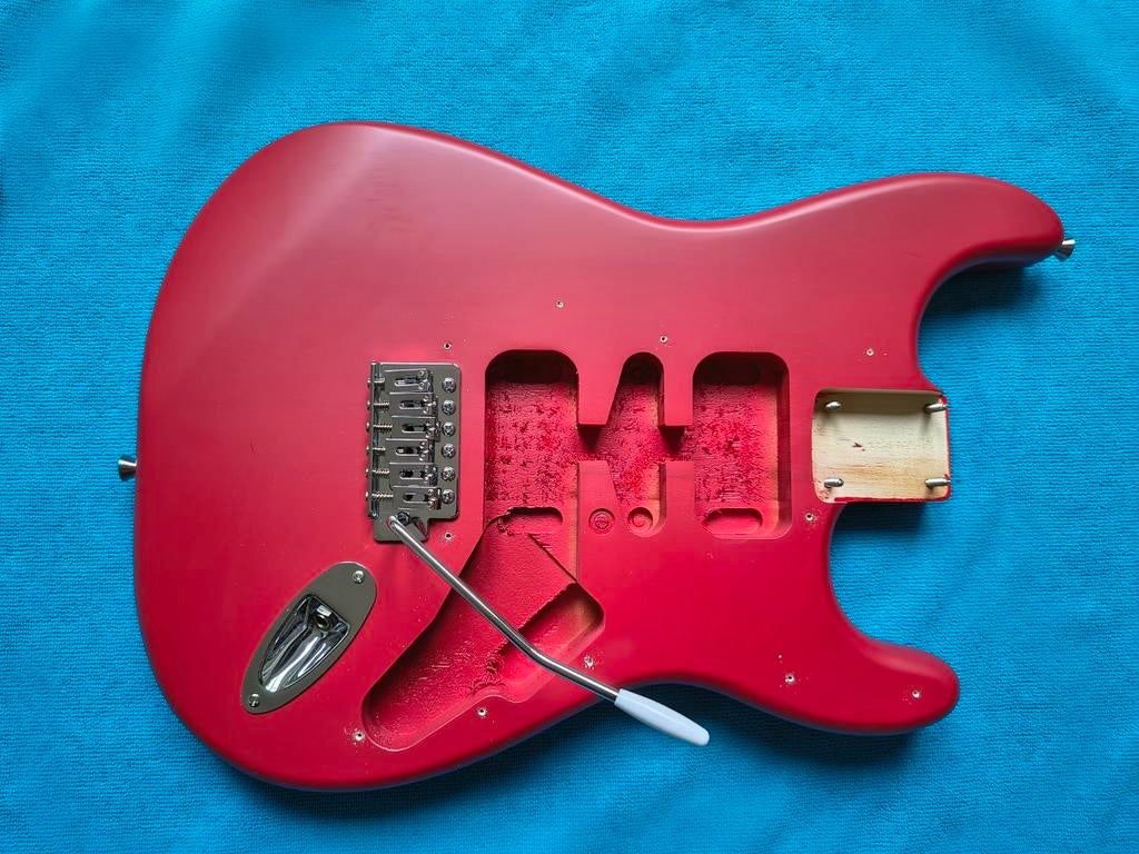 Squier Fender gitaar body Dakota Red, Muziek en Instrumenten, Ophalen of Verzenden, Zo goed als nieuw, Solid body, Fender