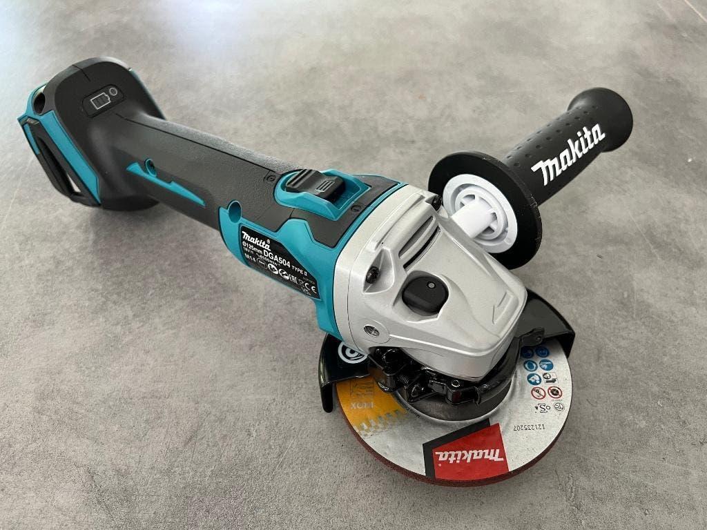 Makita DGA504Z 18V accu LXT Haakse Slijper 125mm Brushless, Ophalen of Verzenden, Nieuw, 700 tot 1000 watt, Haakse handslijpmachine