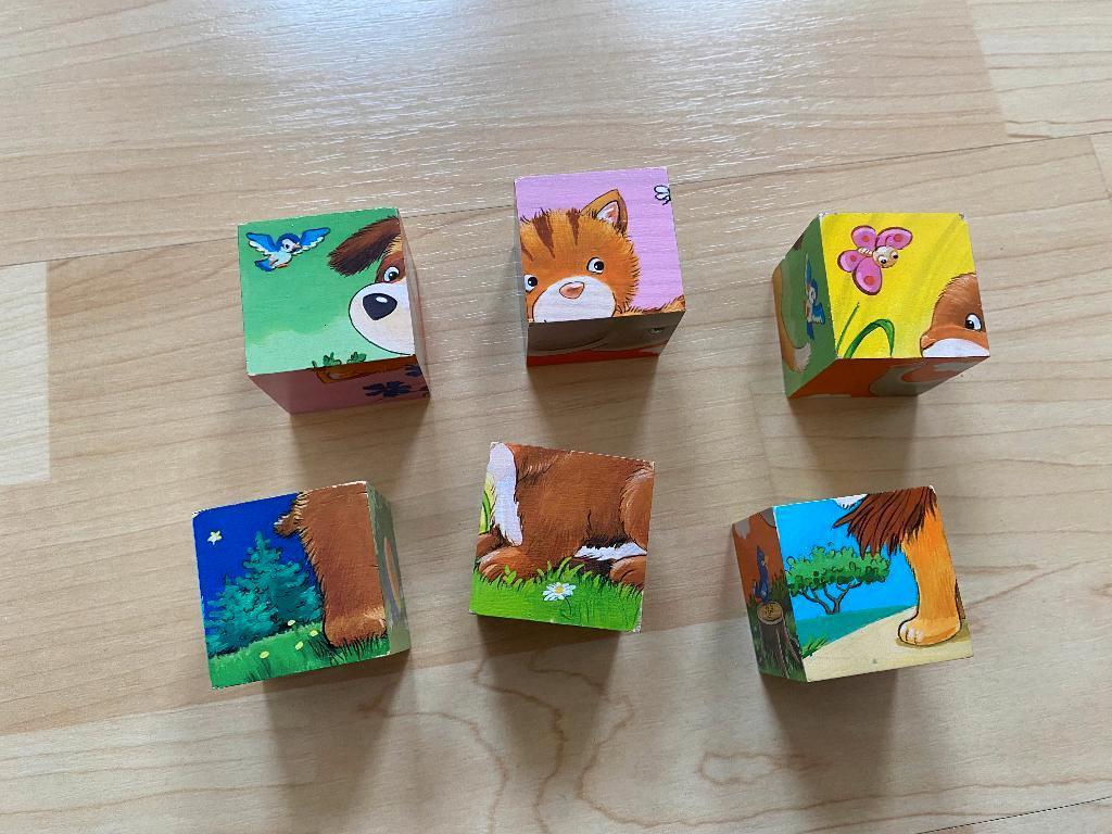 Schattige blokpuzzel, Ophalen of Verzenden, Gebruikt