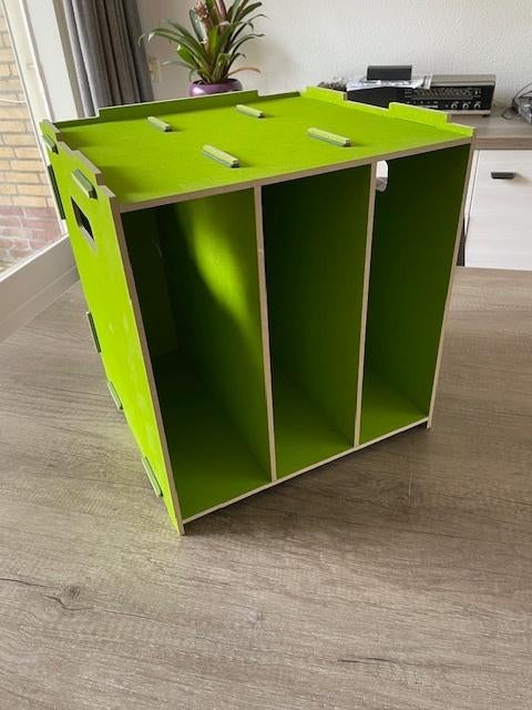 WERKHAUS Mediabox voor ca. 80 LP's - 6 beschikbaar, Ophalen, Gebruikt, Overige formaten, Poprock