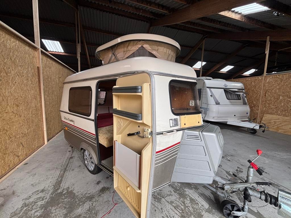 Leuke Eriba puck ! Klein leuk model! Met voortent Compact!, Caravans en Kamperen, Caravans, Bedrijf, Rondzit, Eriba, Luifel, Ophalen
