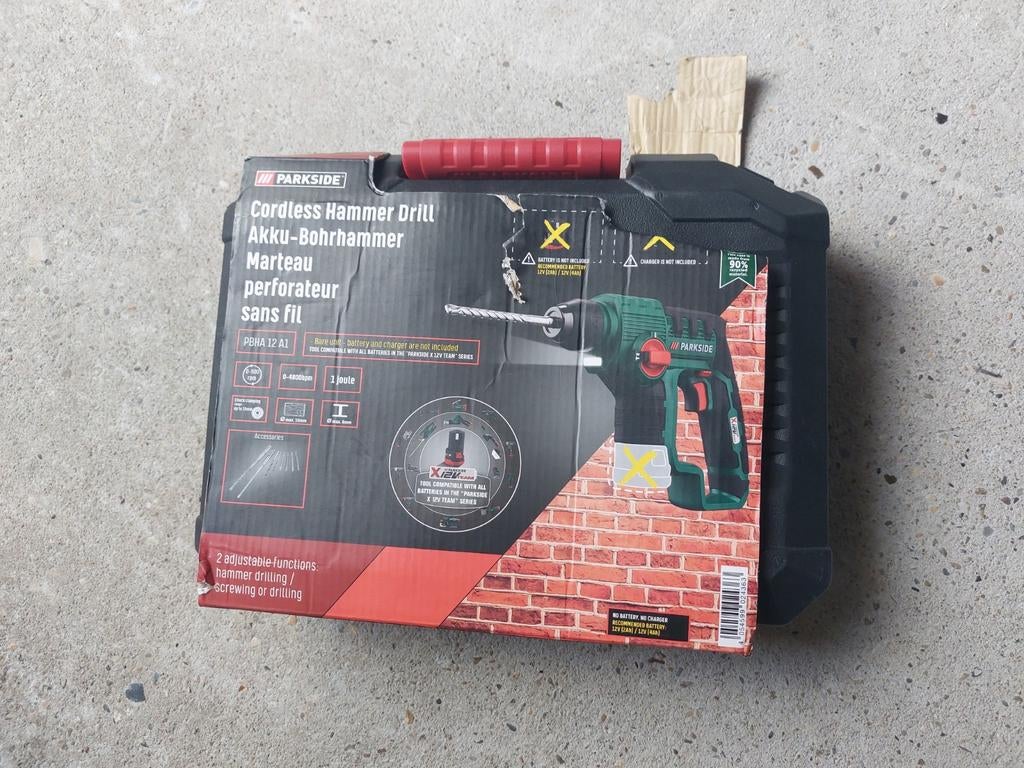 Parkside Accu-Boorhamer PA12 A1, Ophalen