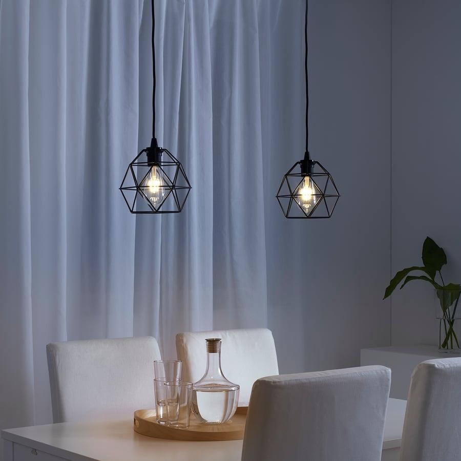 Moderne Zwarte Hanglamp - Ikea Brunsta/Havsdjup, Ophalen, Zo goed als nieuw, Metaal, Modern