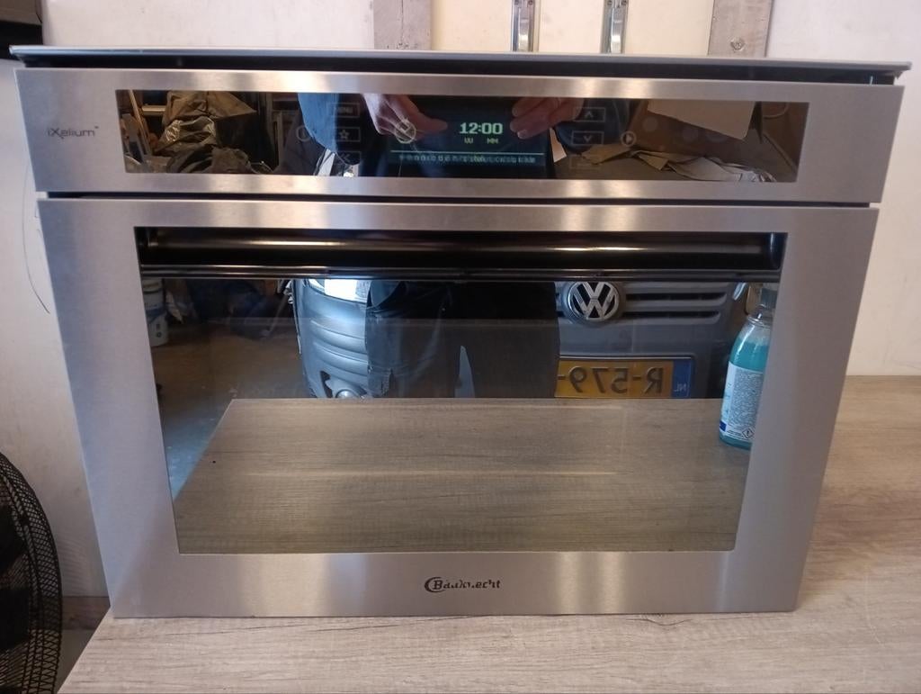 Bauknecht iXelium ECTM 9145/1 Stoomoven - Zo goed als nieuw, Oven, Ophalen of Verzenden, Inbouw, Stoom