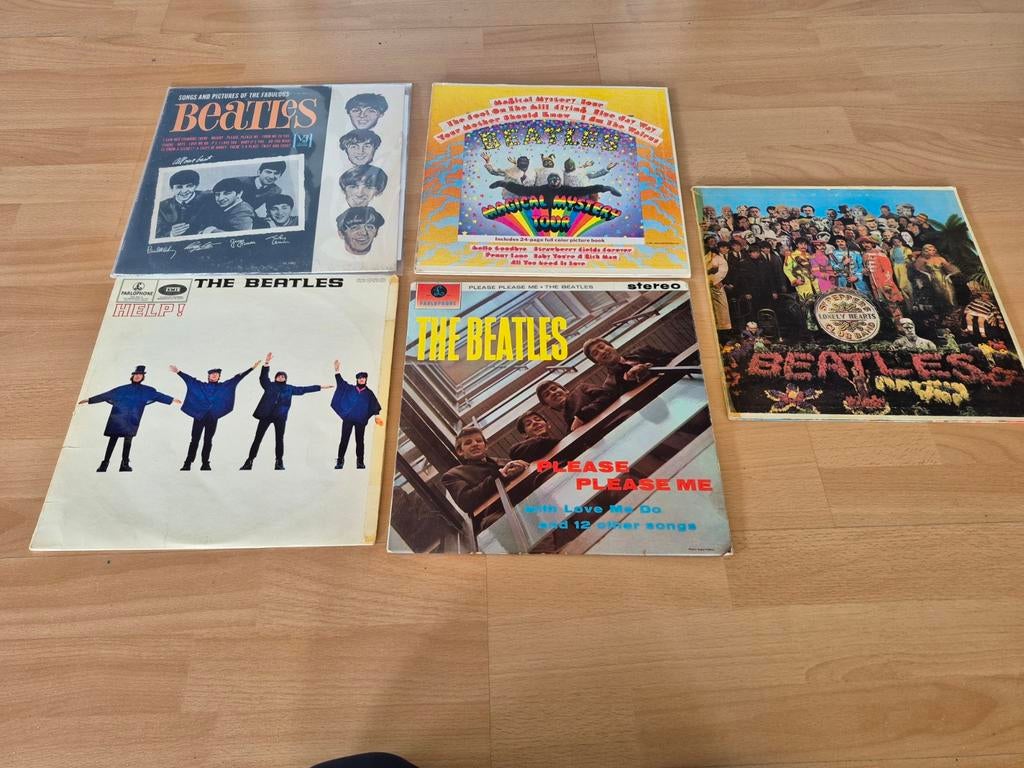 Beatles 5 LP'S MMT SGT Pepper Help Songs & Pictures Please P, Ophalen of Verzenden