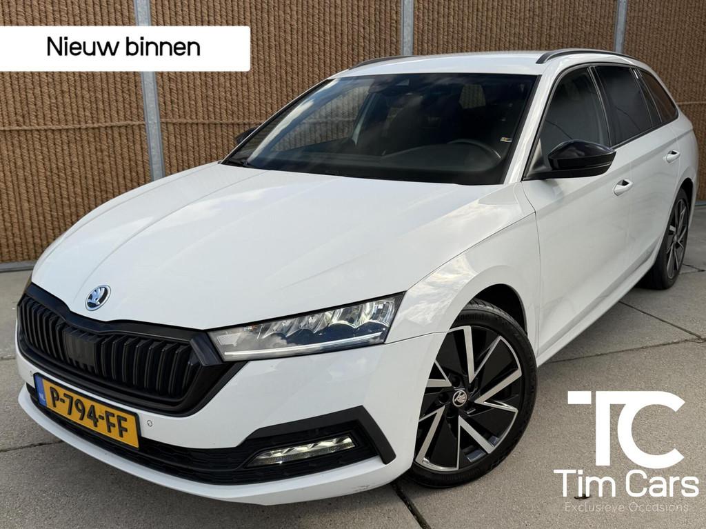 Skoda Octavia Combi 1.0 e-TSI Sport Automaat Trekhaak uitkla, 1263 kg, Gebruikt, Wit, Origineel Nederlands