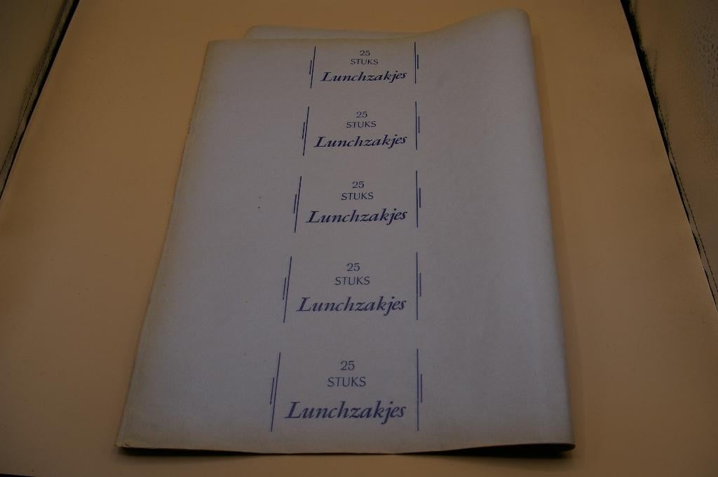 Antiek Inpakpapier lunchzakjes, Ophalen of Verzenden