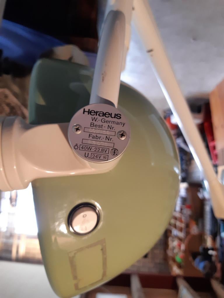 Heraeus operatielampen - Vintage industriële operatielamp, Ophalen