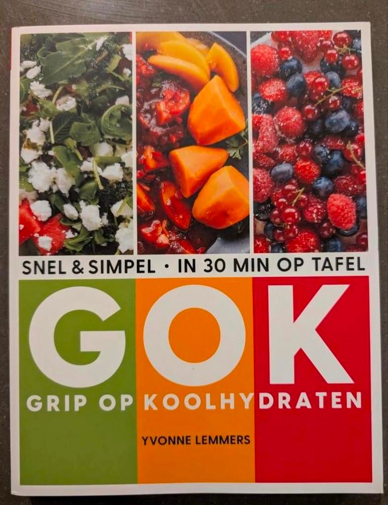 GOK Grip op Koolhydraten - Yvonne Lemmers, Hoofdgerechten, Gezond koken, Nieuw, Ophalen of Verzenden