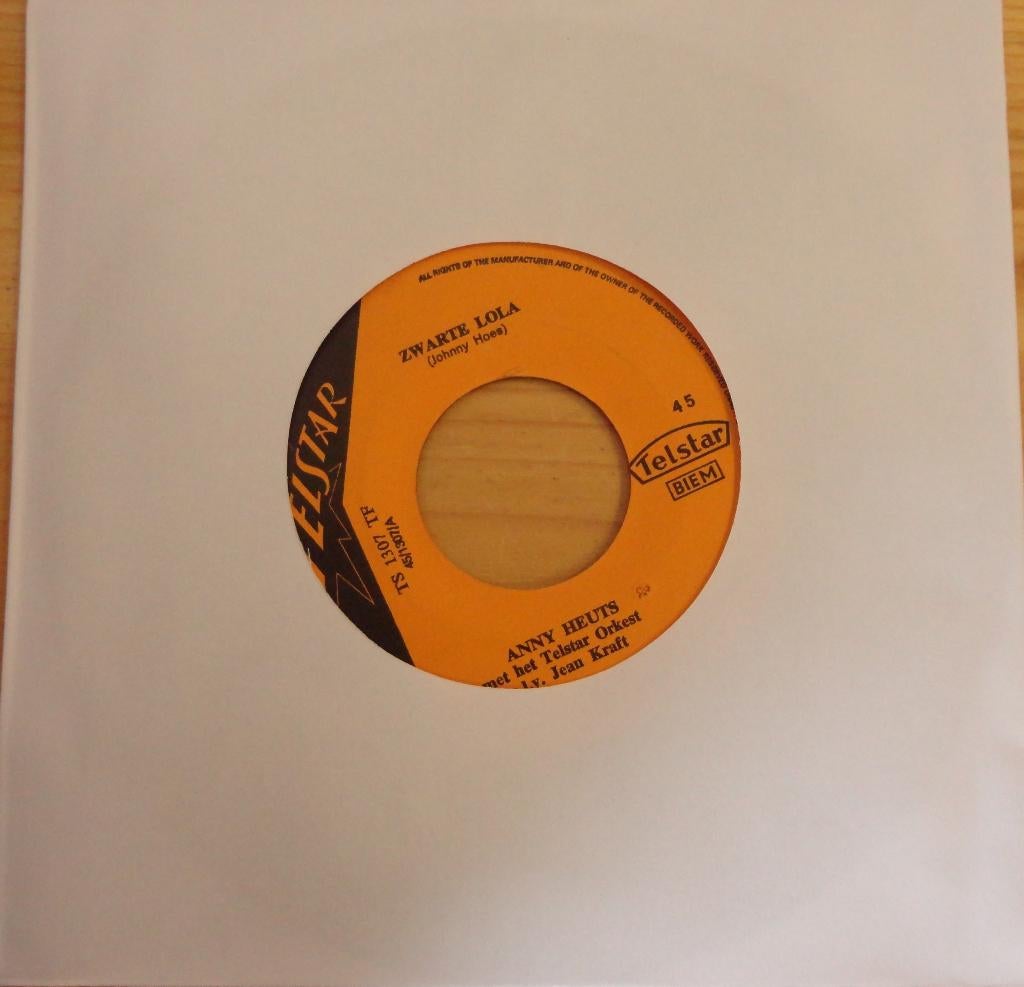 Anny Heuts > Zwarte Lola, Gebruikt, 7 inch, Single, Ophalen of Verzenden