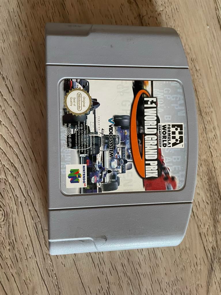 F1 World Grand Prix - Nintendo 64, Gebruikt, Verzenden, Racen en Vliegen, 2 spelers