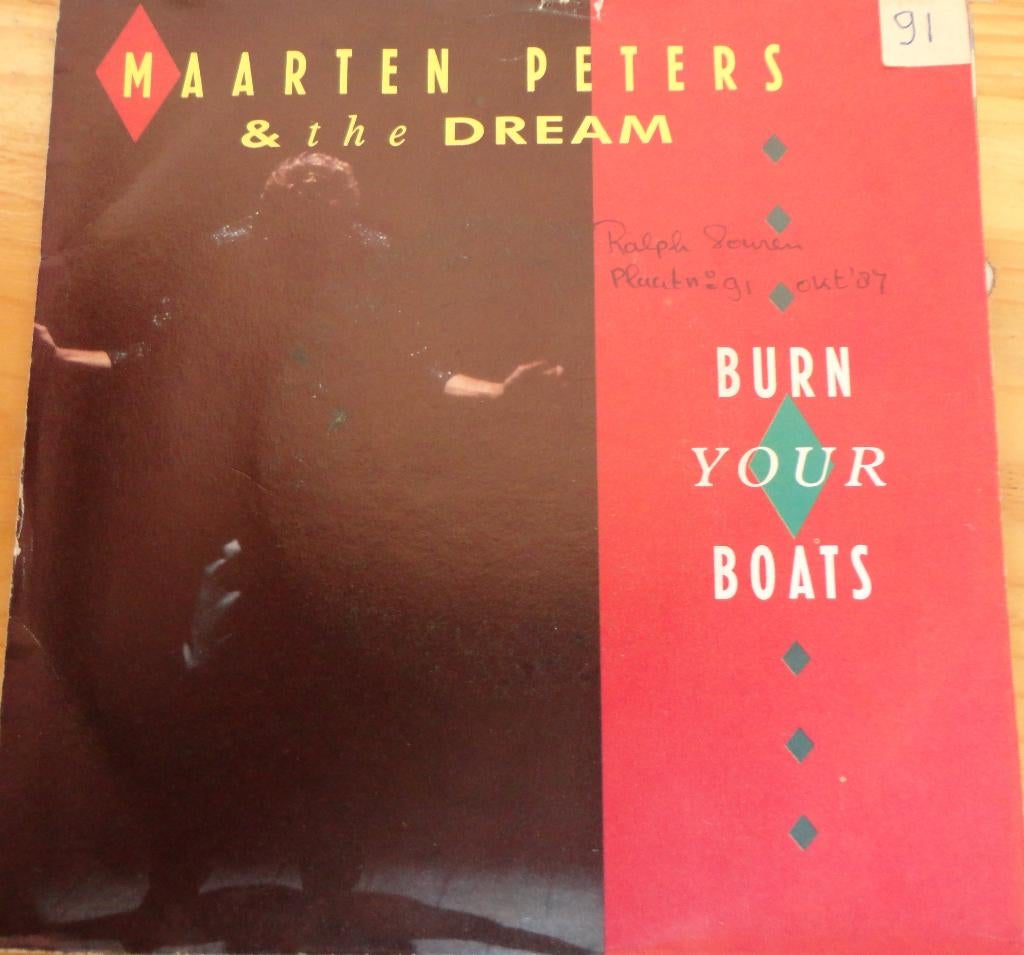 Maarten Peters & The Dream > Burn your boats, Gebruikt, 7 inch, Single, Ophalen of Verzenden