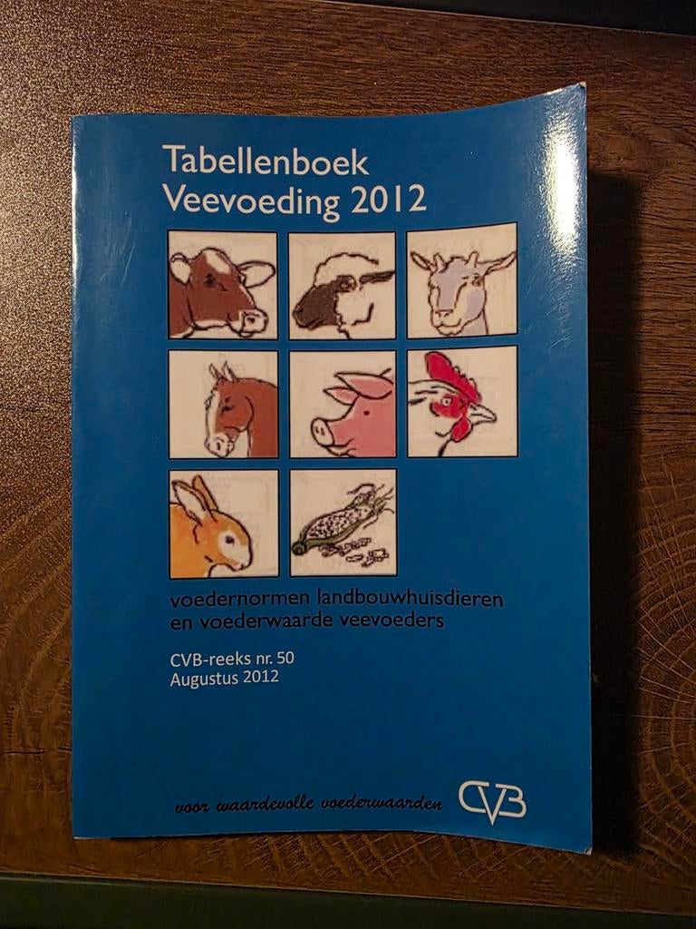 Tabellenboek veevoeding 2012, Overige vakken, Verzenden, Overige niveaus, Onbekend