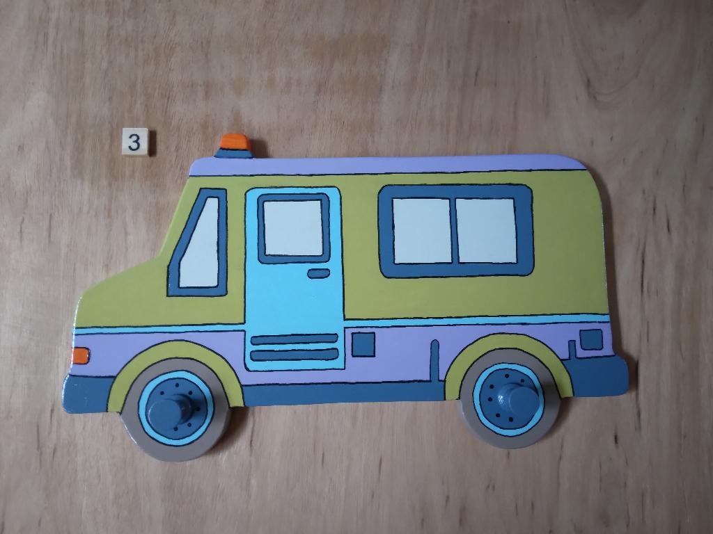 Kinderkapstok 3 Camper, Ophalen of Verzenden, Nieuw, Kapstokje