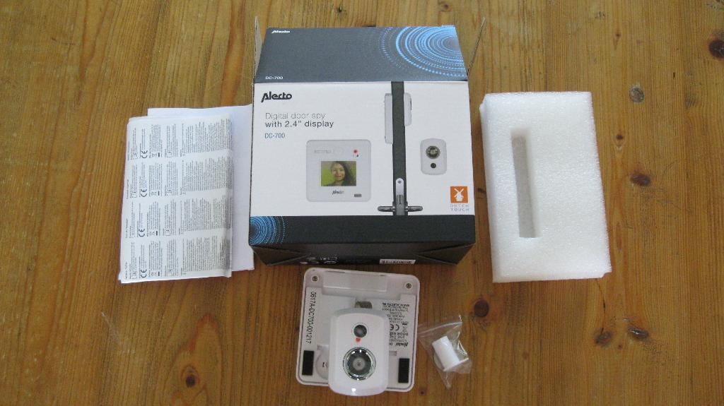 1 nieuwe Alecto DC-700 Digitale deurspion met 2.4" scherm, Huis en Inrichting, Deurbellen, Ophalen of Verzenden, Nieuw