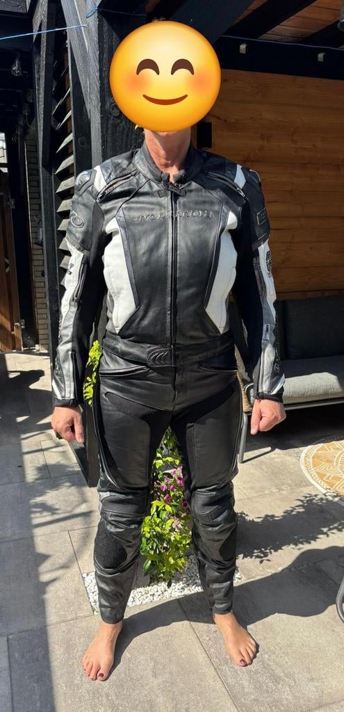 Mooi leren motorpak dames/heren Evolution., Motoren, Kleding | Motorkleding, Ophalen