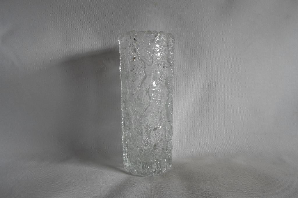 Georgshutte Ice Glass vaas, Antiek en Kunst, Ophalen of Verzenden