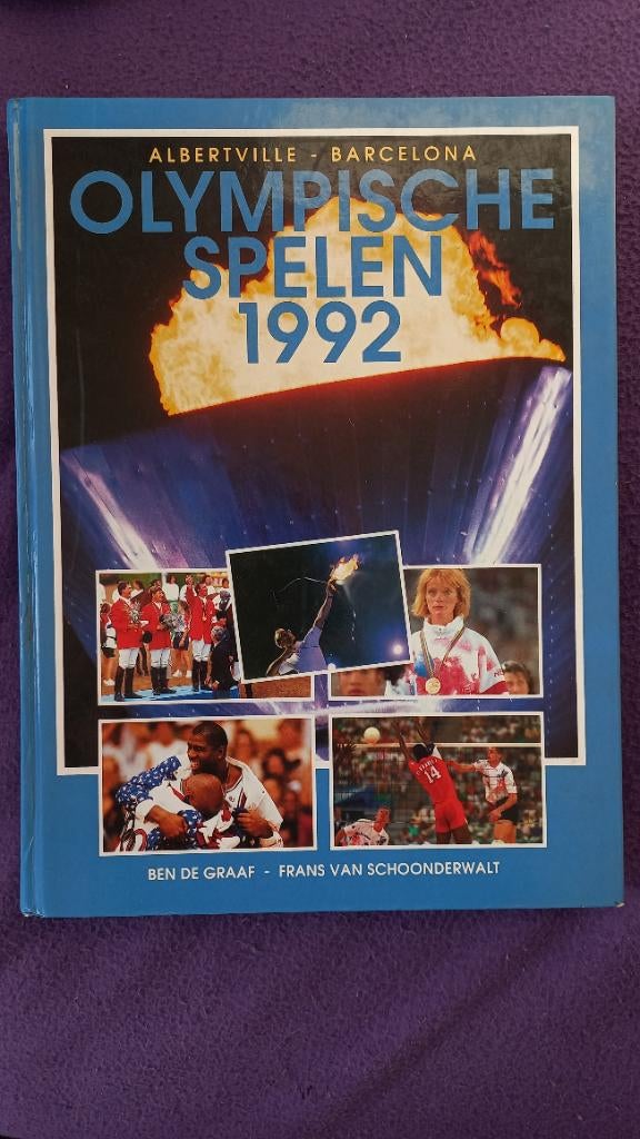 Boek olympische spelen 1992, Gelezen, Ben de Graaf, Ophalen of Verzenden, Overige sporten