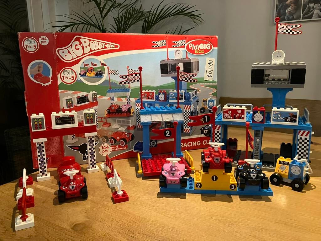 Play Big Blocks | Big Bobby Cars, Ophalen, Zo goed als nieuw, Complete set