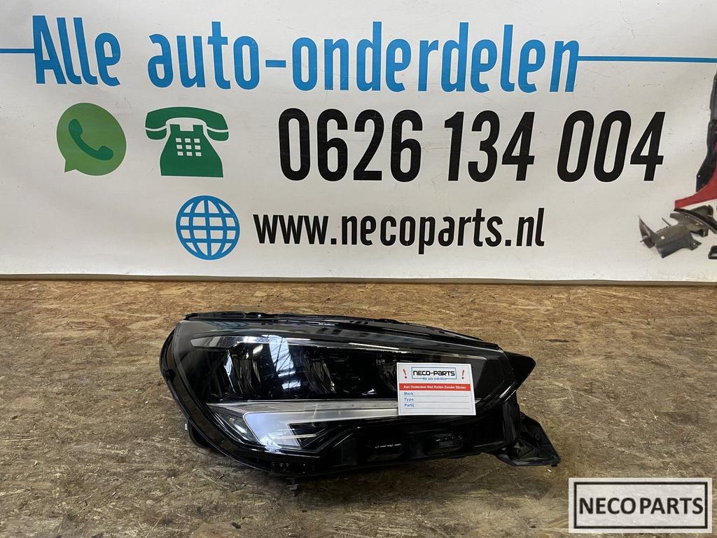 OPEL CORSA F FULL LED KOPLAMP 39162654 ALLES LEVERBAAR !!!, Ophalen of Verzenden, Gebruikt, Opel