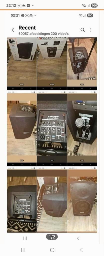 Speakers, Ophalen, 120 watt of meer, Front, Rear of Stereo speakers, Overige merken