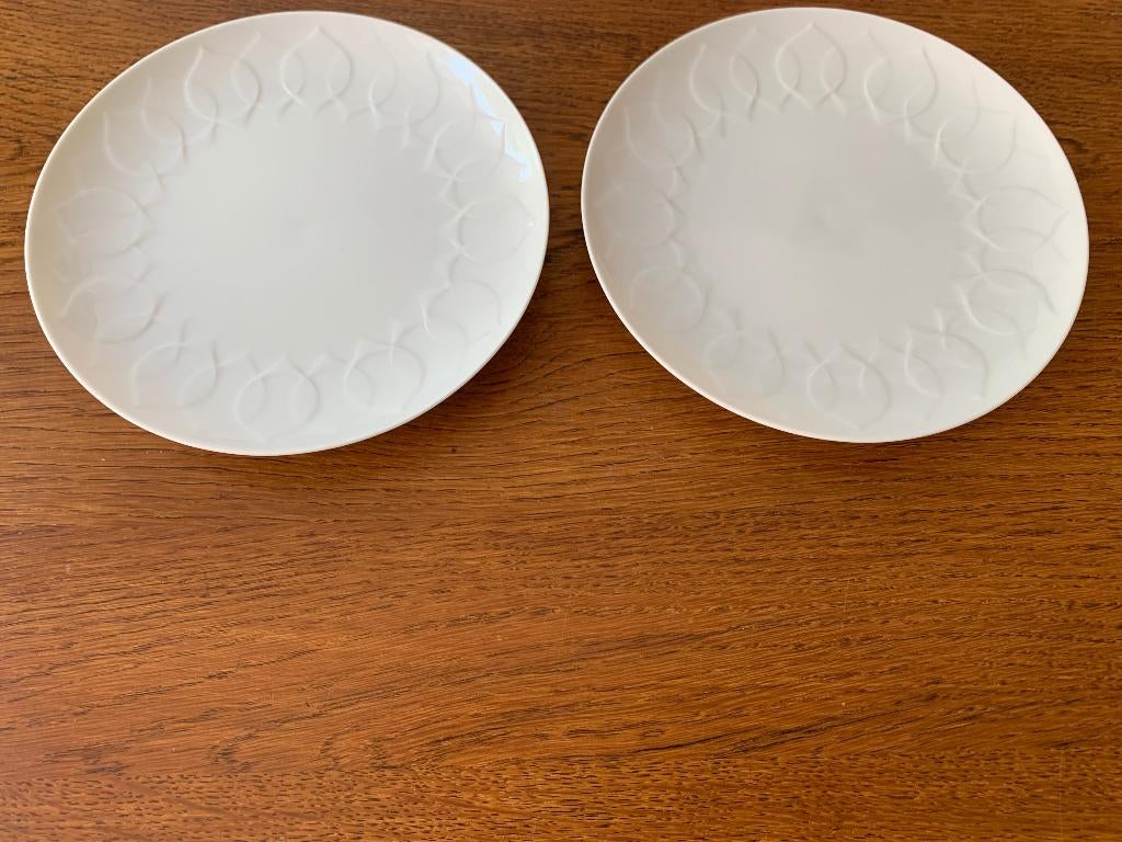 2 "Rosenthal Studio-Linie" 'Lotus' Taart/Gebaksbordjes Nieuw, Nieuw, Ophalen of Verzenden, Bord(en), Overige stijlen