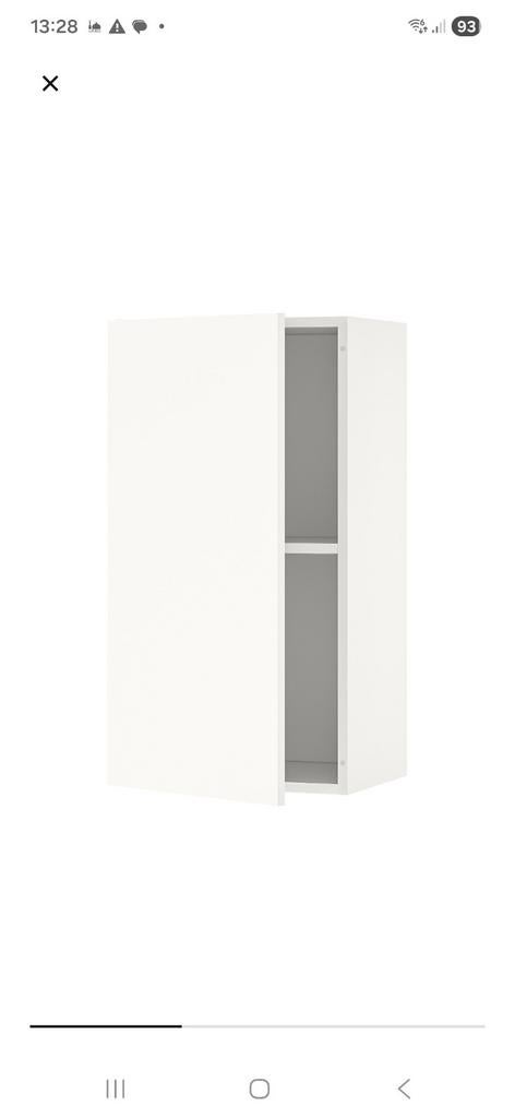 Ikea KNOXHULT Bovenkast - Nieuwstaat, Ophalen, Grijs, 50 tot 100 cm, Zo goed als nieuw