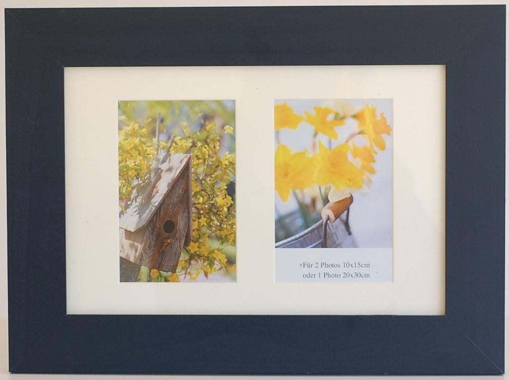 Fotolijst blauw 20x30 cm, Verzenden, Geen, Henzo International, Zo goed als nieuw