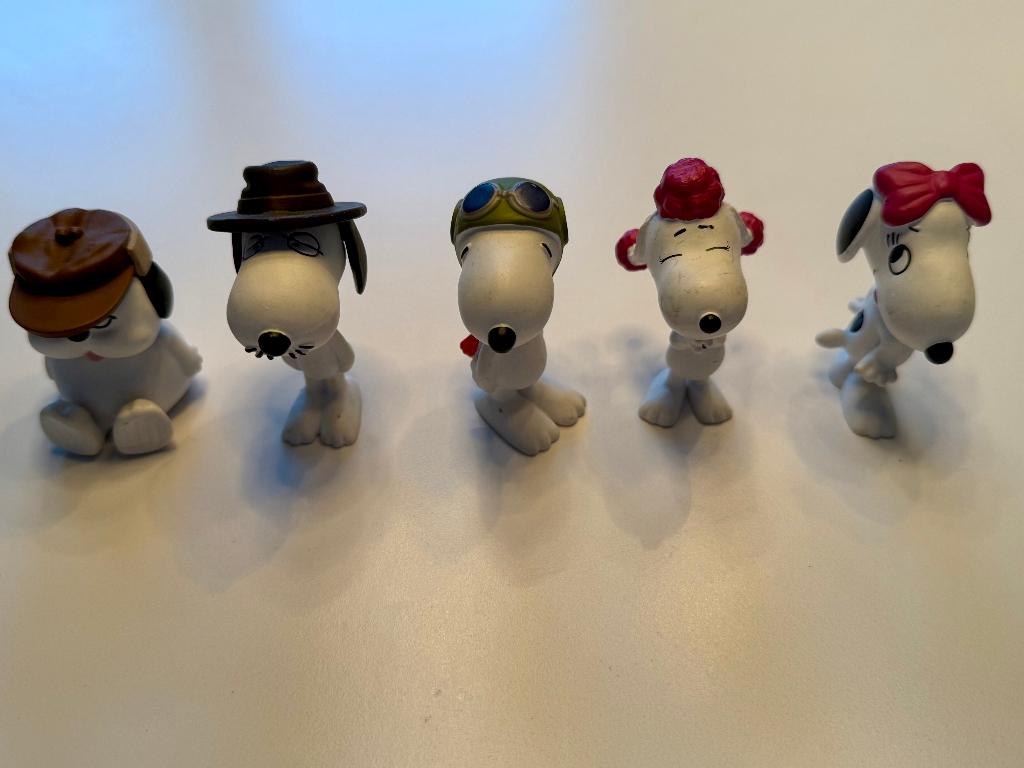 5 Snoopy poppetjes onbeschadigd, Ophalen, Nieuw