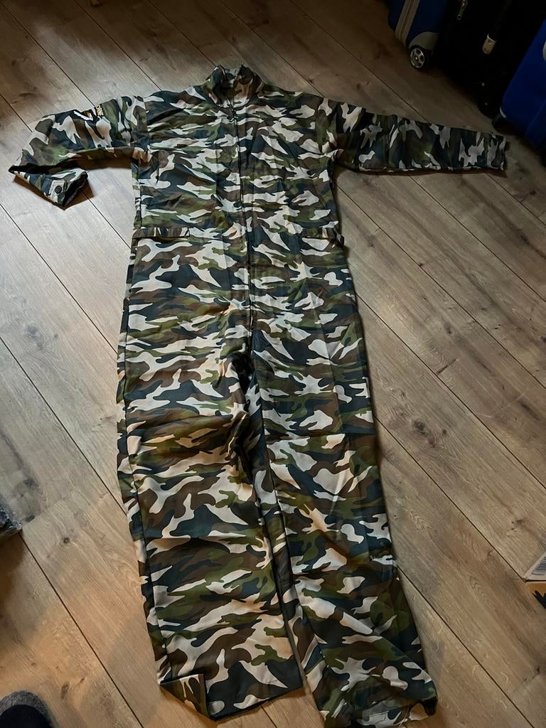 Camouflage Overall carnaval, Ophalen of Verzenden, Zo goed als nieuw