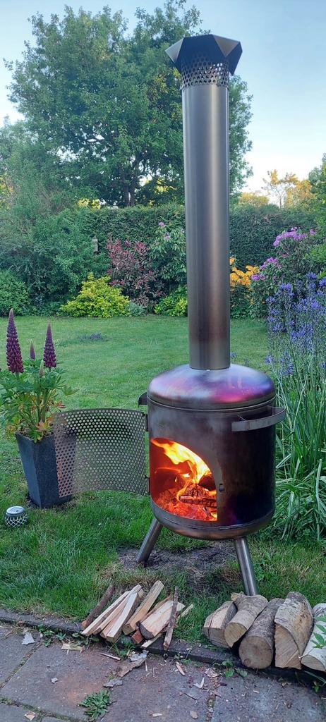 Rvs tuinkachels tuinkachel terraslachel terrashaard, Ophalen of Verzenden, Nieuw