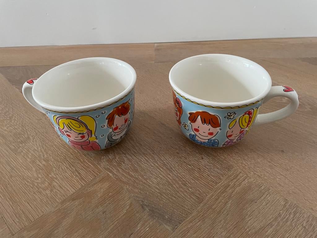 Blond Amsterdam soepkommen met oor winter en zomer, Ophalen, Blond Amsterdam, Zo goed als nieuw, Kom(men)