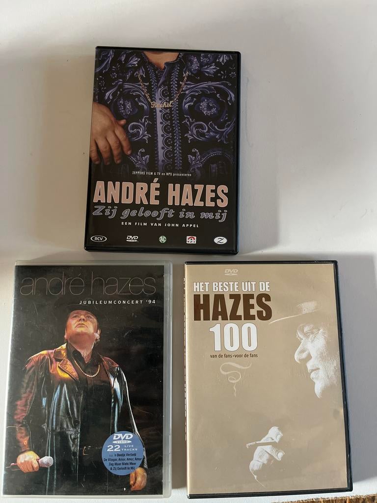Andre hazes 3 dvds origineel, Alle leeftijden, Ophalen of Verzenden, Zo goed als nieuw