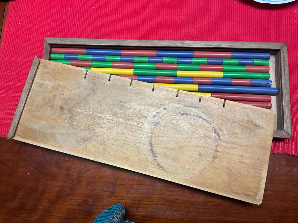 LUCTOR rekenmethode in kistje (museumstuk), Ophalen of Verzenden