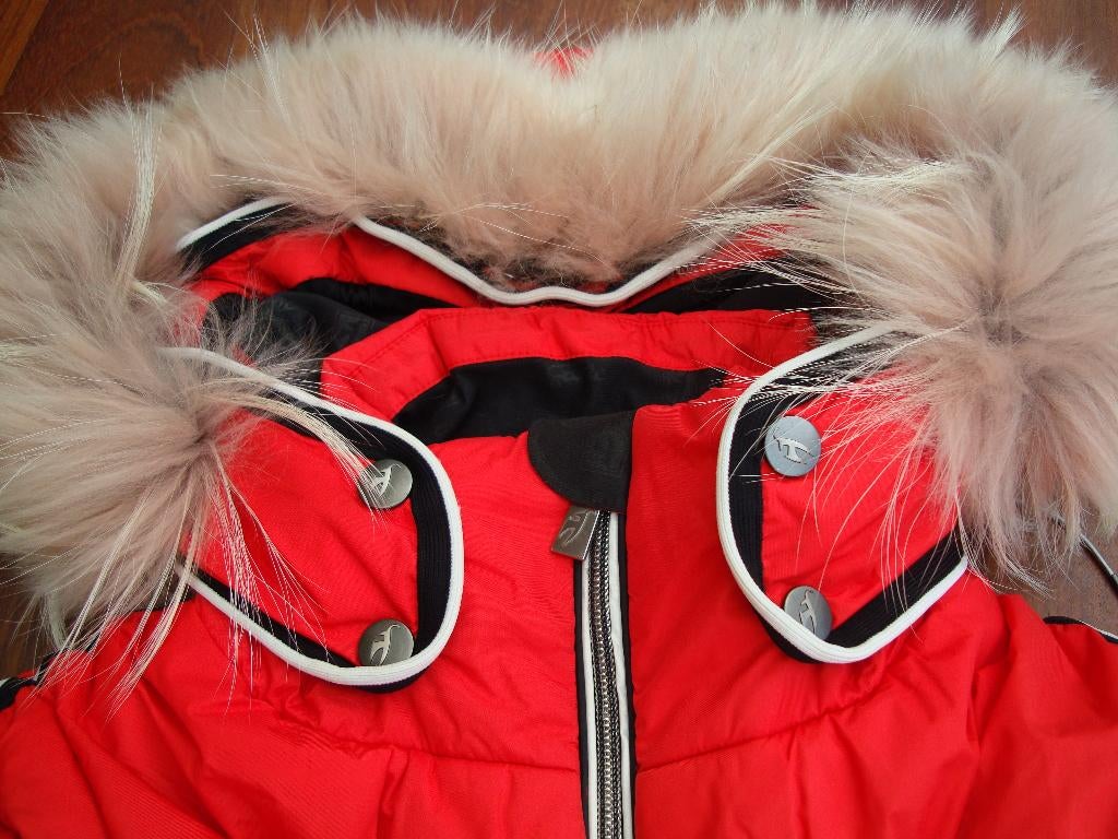 Dames Toni Sailer ski jas grijs rood mt 40 izgst actieprijs!, Kleding | Dames, Wintersportkleding, Maat 38/40 (M), Ophalen of Verzenden