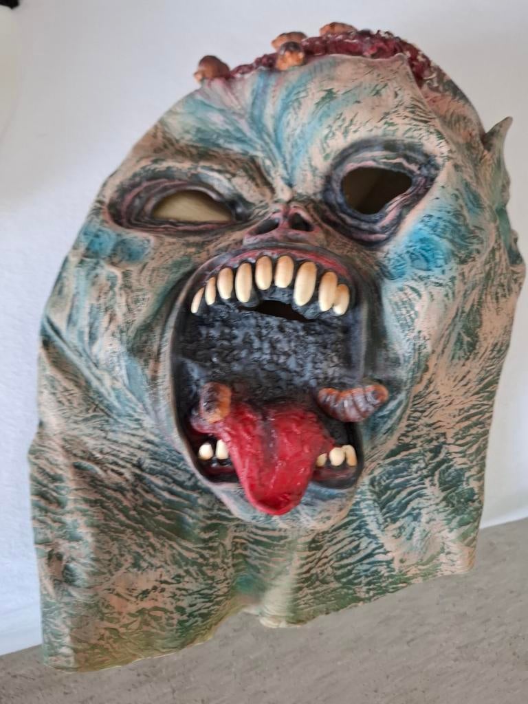 Horror Masker - Halloween Kostuum Accessoire, Maat 46/48 (XL) of groter, Ophalen of Verzenden, Onbekend, Gedragen