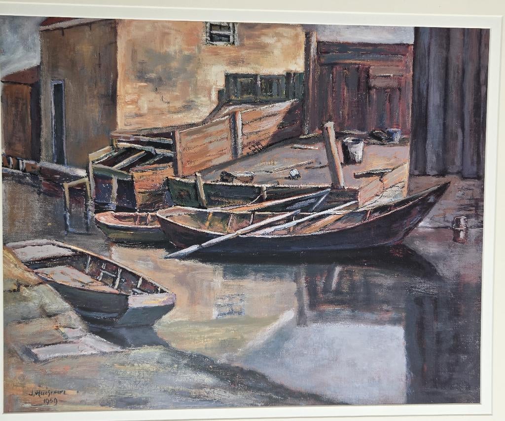 Jopie Huisman – Bootjes van de schilder, giclée, Ophalen of Verzenden