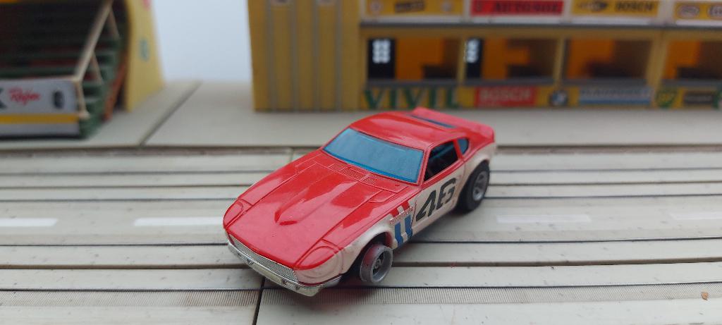 Faller-Aurora Datsun 240Z RallySport, Hobby en Vrije tijd, Overige merken, Gebruikt, Gelijkstroom, Brug, Tunnel of Gebouw